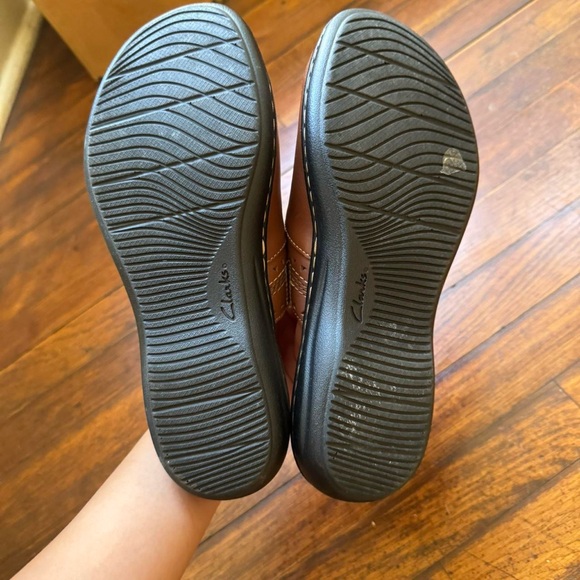 Clarks Women’s Brown Slip-On Shoes Mules - Picture 5 of 6